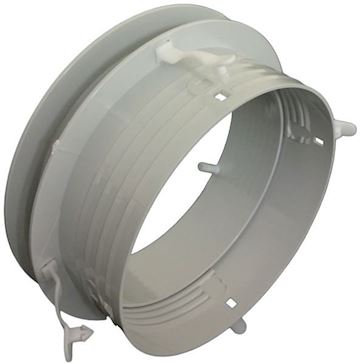 Aansluitring 250 mm t.b.v. stapelbaar plenum