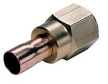 Danfoss RVS adapter 3/4"