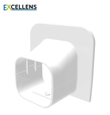 Tecnosystemi - Plafond eindkap 60 Wit (VPE 5)