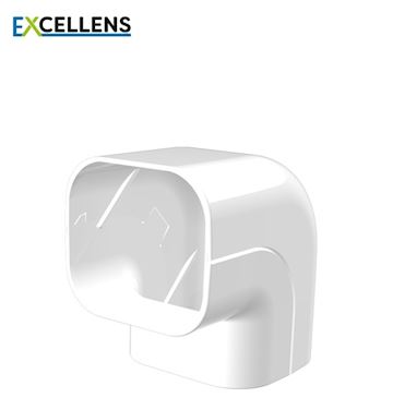 Tecnosystemi - Buiten bocht 90° 60 Wit (VPE 5)