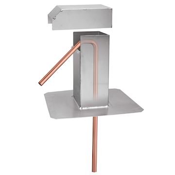 Flexflair Voorgevormde buis 1-1/8" x 1.27 t.b.v. dakdoorvoer