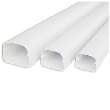 Tecnosystemi Optima goot Wit 102x66mm 2 mtr pr/st VPE 8