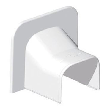 Tecnosystemi Optima Wit plafond eindkap 75 - pr/st - VPE 5