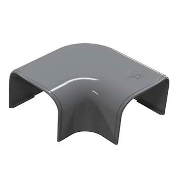 Tecnosystemi Optima Antraciet platte bocht 102 - pr/st VPE 3
