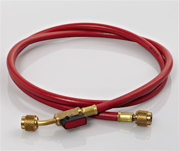 CPS - Vulslang 1/4" 90 cm met kogelkraan (Rood)