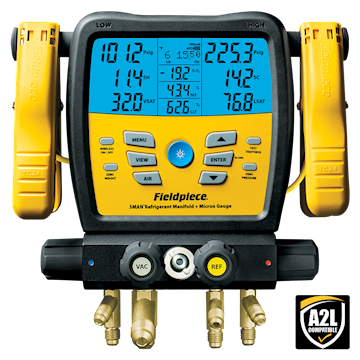 Fieldpiece - SMAN® Manifold + Micron Gauge (4 Port) (Europe)