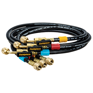Fieldpiece - 1/4" Ball Valve Refrigerant Hose Set